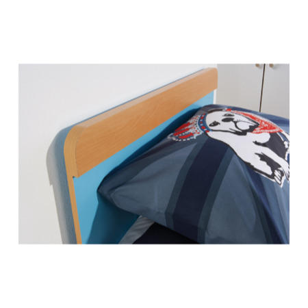 Mountrose Athena Boys Single Bed Frame in Blue and White