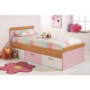 Mountrose Athena Girls Single Bed Frame in Pink and White
