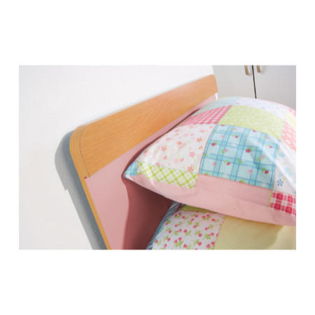 Mountrose Athena Girls Single Bed Frame in Pink and White