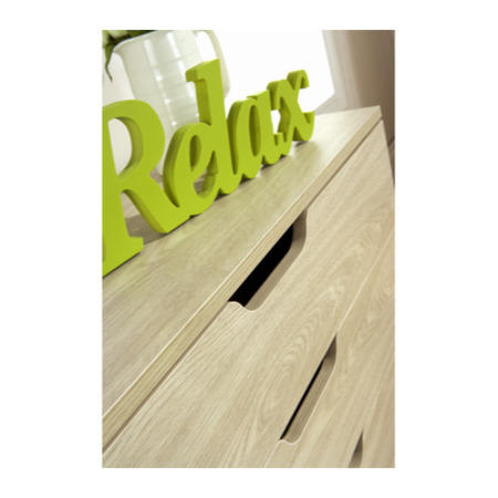 Mountrose Montana 3 Drawer Chest in Oak