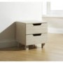 Mountrose Montana 2 Drawer Bedside Table in Oak