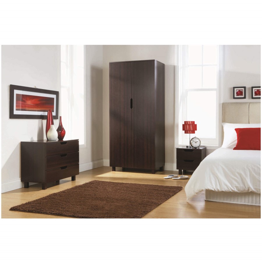 Mountrose Montana 2 Door Wardrobe in Walnut