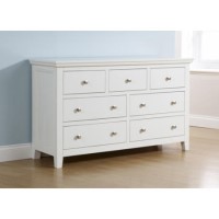 Mountrose Venice Painted White Chest of 7 Drawers