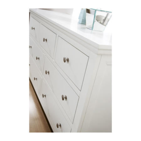 Mountrose Venice Painted White Chest of 7 Drawers