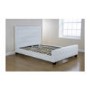 Mountrose Mayfair Faux Leather Kingsize Bed Frame in White