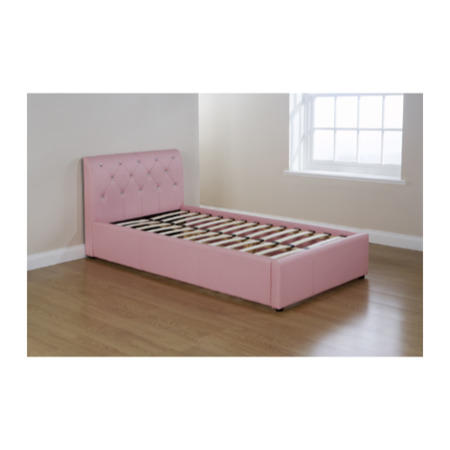 Mountrose Tiffany Pink and Crystal Single Bed Frame