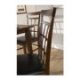 Mountrose Bude Solid Wood Dining Set in Dark Wood Stained Lacquer