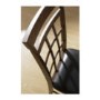 Mountrose Bude Solid Wood Dining Set in Dark Wood Stained Lacquer