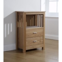 Mountrose Ashford Solid Wood Media Unit with Ash Veneer