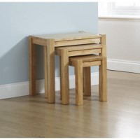 Mountrose Evelyn Nest Of Tables in Natural Oak