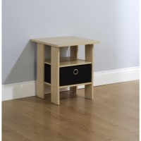 Mountrose Jorvik End Table in Black and Beech