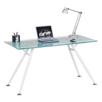 Alphason Designs Springfield Glass Computer Desk