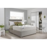 Silentnight Amsterdam Miracoil Luxury Ortho Mattress Platform Top Divan and Mattress - small double with no storage