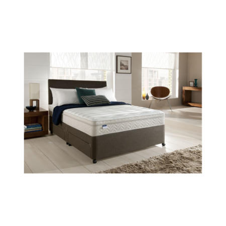 Silentnight Oslo Miracoil Memory Sprung Edge Divan and Mattress - double with 2 drawers