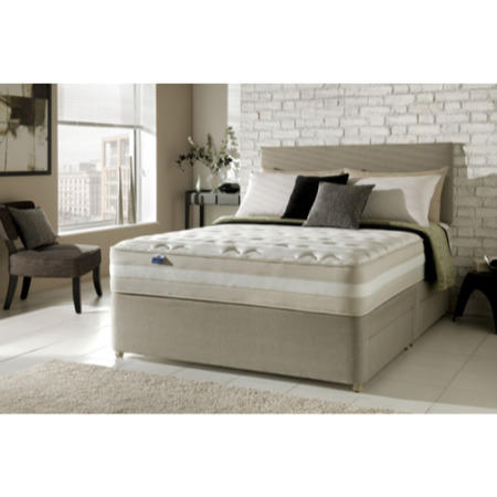 Silentnight Berlin 1500 Combi Spring Sprung Edge Divan and Mattress - single with no storage