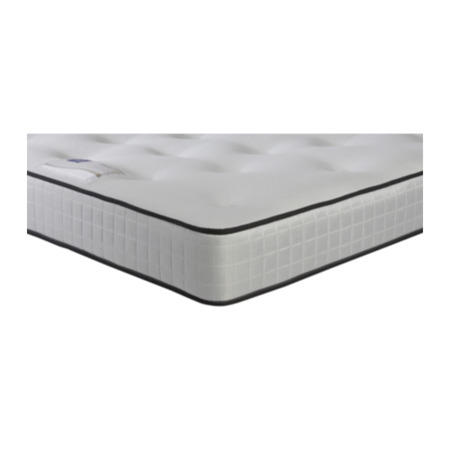 Silentnight Turin Ortho Sprung Edge Divan and Mattress in Grey - single with no storage