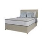 Silentnight Monza 1000 Pocket Tufted Sprung Edge Divan and Mattress in Cream - double with 4 drawers