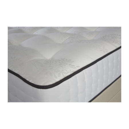 Silentnight Monza 1000 Pocket Tufted Sprung Edge Divan and Mattress in Cream - double with 4 drawers