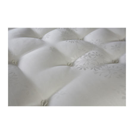 Silentnight Monza 1000 Pocket Tufted Sprung Edge Divan and Mattress in Cream - double with 4 drawers