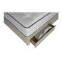 Silentnight Monza 1000 Pocket Tufted Sprung Edge Divan and Mattress in Cream - double with 4 drawers