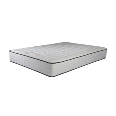 Rest Assured Andria 2000 Pocket Memory Platform Top Divan and Mattress in Grey - single with no storage
