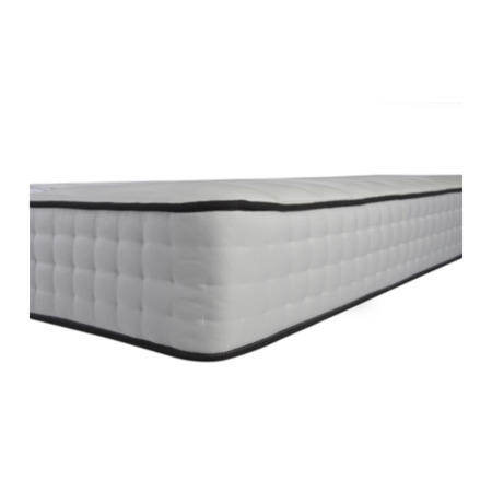 Rest Assured Andria 2000 Pocket Memory Platform Top Divan and Mattress in Grey - single with no storage
