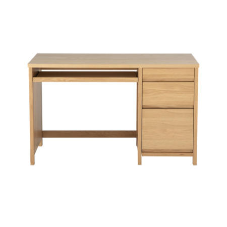 Alphason Designs Hunter Desk with Drawers in Oak