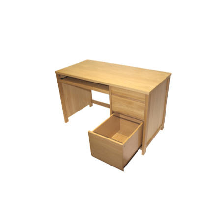 Alphason Designs Hunter Desk with Drawers in Oak