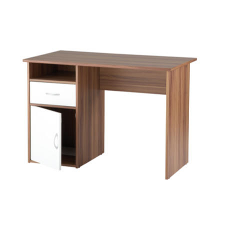 Alphason Designs Hastings Desk in Walnut and White
