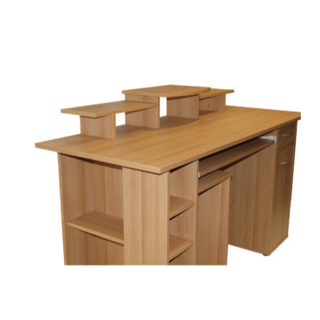 Alphason Designs San Diego Workstation in Beech
