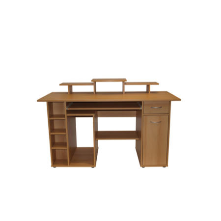 Alphason Designs San Diego Workstation in Beech