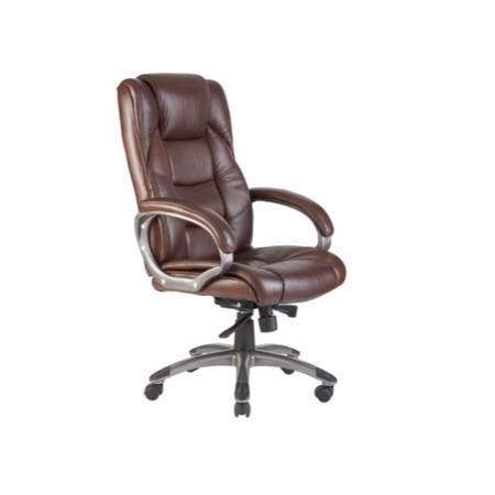 Alphason Designs Northland Brown Leather Faced Executive Chair