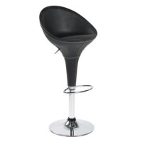 Alphason Designs Jarvis High Back Bar Stool - black