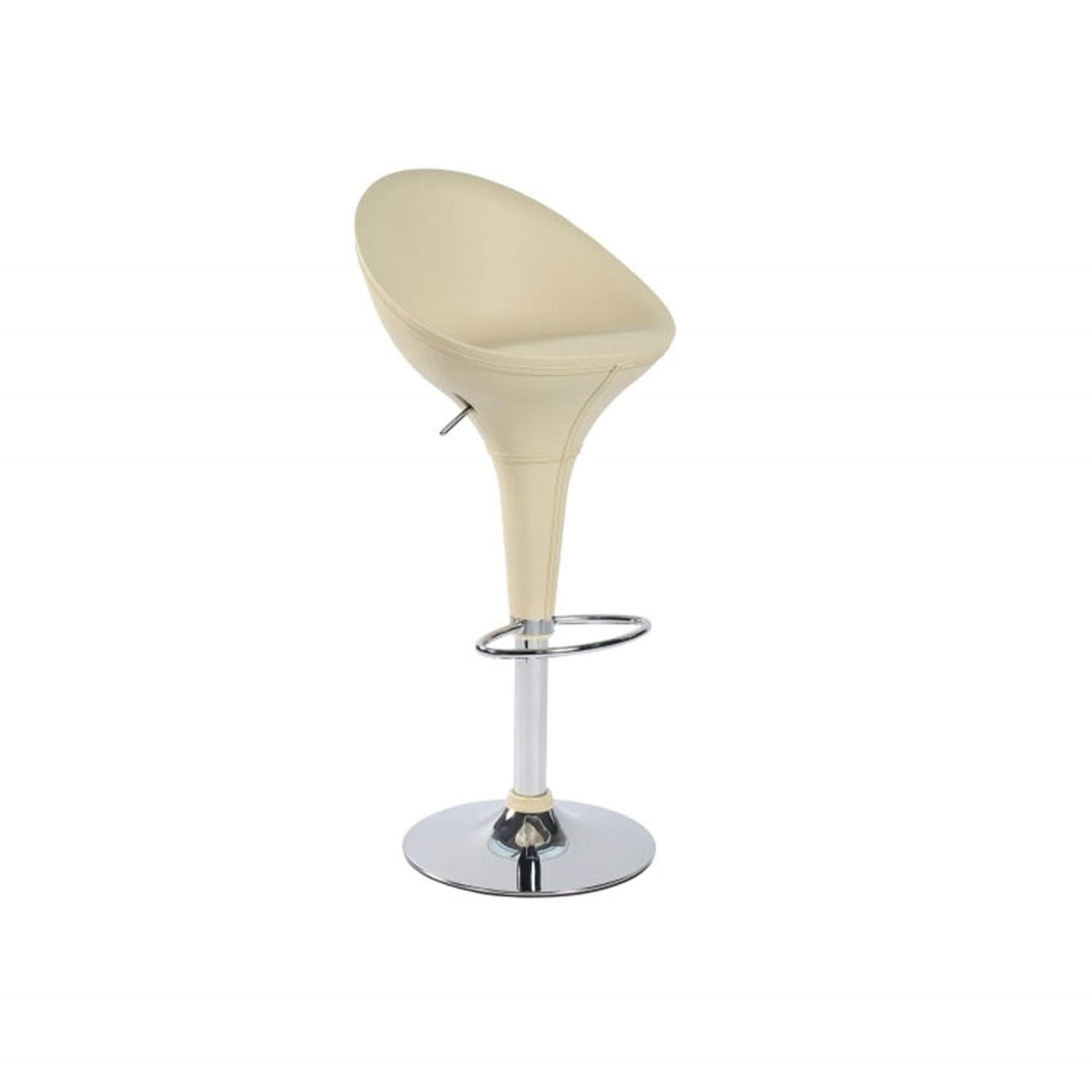 Alphason Designs Jarvis High Back Bar Stool cream Furniture123