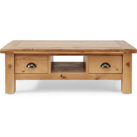 Willis Gambier Originals Normandy Solid Oak Coffee Table with Drawers
