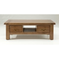 Willis Gambier Originals Bretagne Solid Oak Coffee Table with Drawers