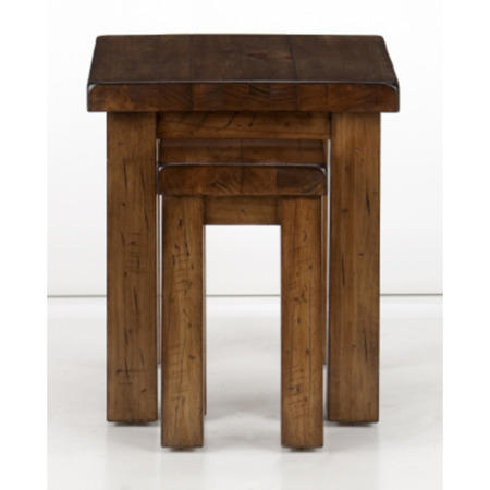 Willis Gambier Originals Rustic Mill Distressed Pine Nest of 2 Tables