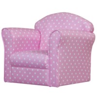 Kidsaw Mini Girls Armchair - Pink With Dots