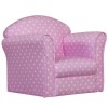 Kidsaw Mini Girls Armchair - Pink With Dots