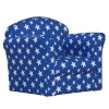 Kidsaw Mini Childrens Armchair - Blue With Stars