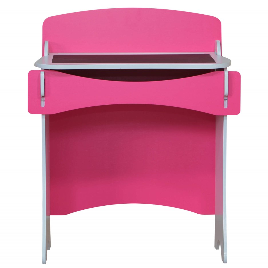 Kidsaw Blush Hot Pink Desk & Chair Furniture123