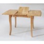 Wilkinson Furniture Naomi Solid Wood Extending Dining Table in Natural