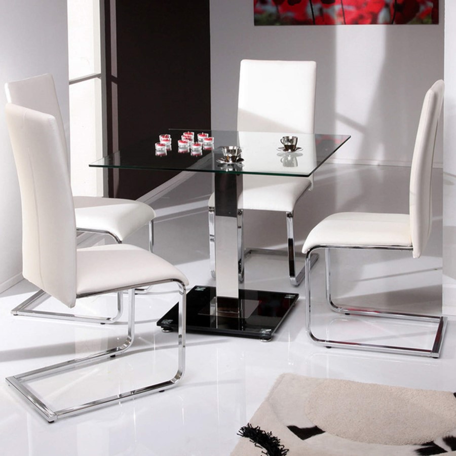 Wilkinson Furniture Glaze Glass Small Dining Table