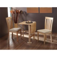 Wilkinson Furniture Columbia Solid Wood Gateleg Dining Table in Natural