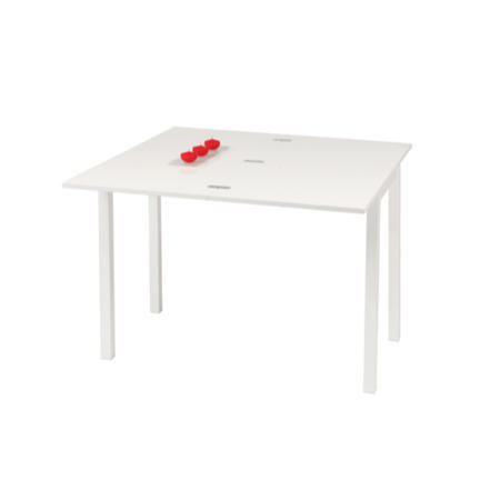 Wilkinson Furniture Vita Dining Set with Red Chairs