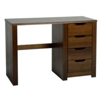Seconique Eclipse 4 Drawer Dressing Table in Walnut