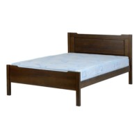 Seconique Eclipse Double Bed Frame in Walnut