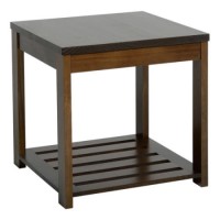 Seconique Eclipse Lamp Table in Walnut