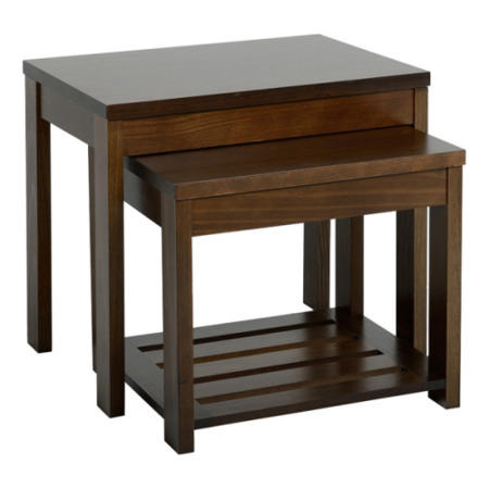 Seconique Eclipse Nest of 2 Tables in Walnut