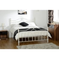 Seconique Keswick Bed Frame in Cream - double